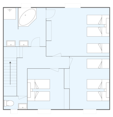 La Moisson Floor Plan Top Floor