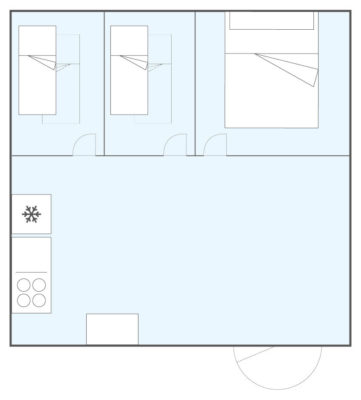 Tent floorplan